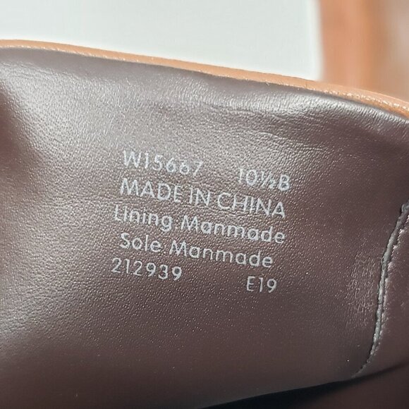 Cole Haan  Camel Brown Leather Heeled Knee Boots  Women's Size 10.5B - Picture 9 of 10